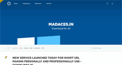 Desktop Screenshot of madaces.in